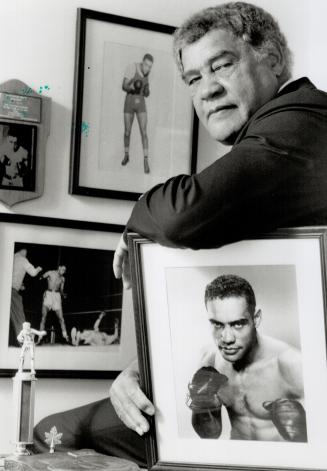 Ex-Canadian boxing heavweight champion Earl Walls, above, often reflects on the family's cabin in Puce, Ont