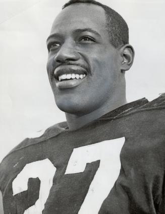 Vic Washington, Ottawa's candidate for Canada's most outstanding football player award, has starred defensively and gained 2,084 yeards on offence for Riders