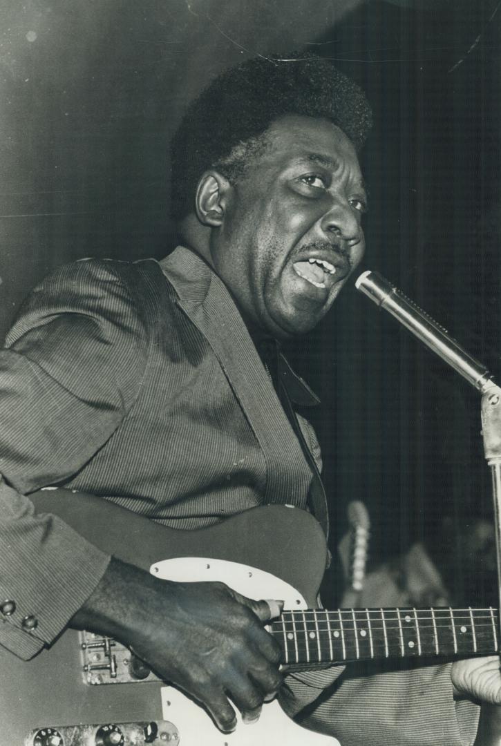 Entertainer Muddy Waters. One of the best blues men