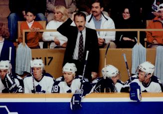 Coach Tom Watt, like many hockey fans, wondered if the leafs' troubles would ever end