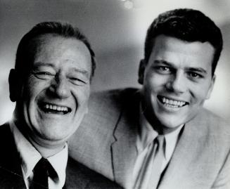 John Wayne and son Pat