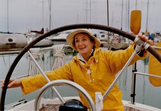 At the helm: Jane Webber, the first Canadian woman to sail solo across the Atlantic is preparing to race solo around the world