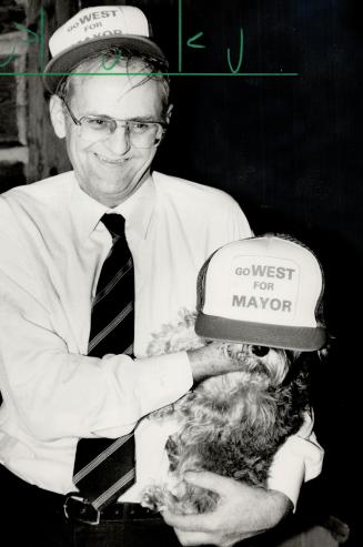 Mayor's best friend: New Aurora Mayor John West, a town councillor for seven years, beat veteran mayor Dick Illingworth by 349 votes last week