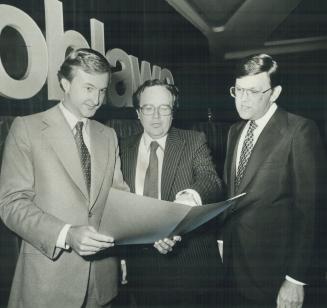 Loblaw's Galen Weston, left, and Richard Currie