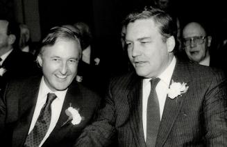 Food giant: Billionaire Galen Weston left, with former grocery rivel (and mere Millionaire) Conrad Black