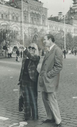 Few Pointers: Red Square is a great attraction for all tourists to Moscow and Canadian defenceman Bill White and wife, Gail, also found it a fascinating scene