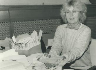 Doreen Wicks: Agency head holds coupons sent in to rise money for West Africans