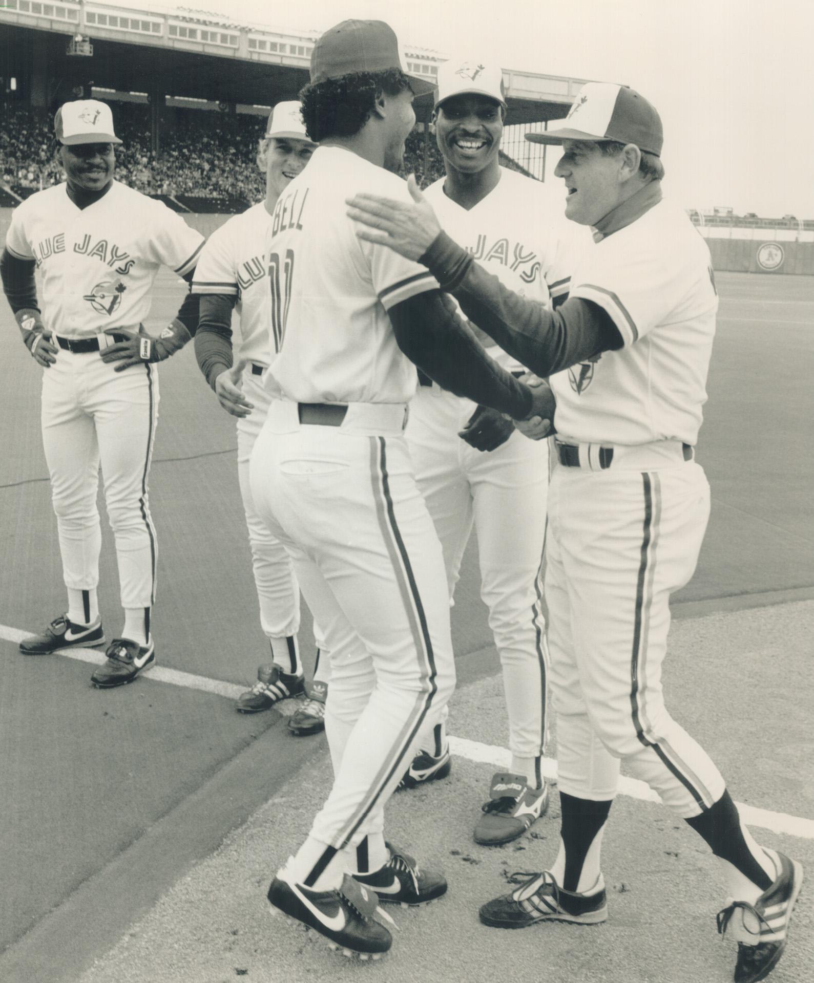 George Bell, Lloyd Moseby and Jesse Barfield  Blue jays baseball, Toronto  blue jays baseball, Blue jays