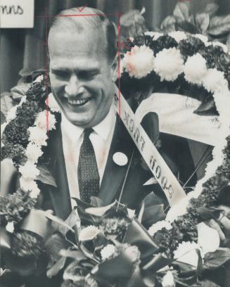 Robert Winters (right), promised a key portfolio by Prime Minister Pearson, could be given Sharp's trade post