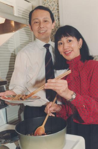 Dr. ALice Dong and husband, Ontario's energy minister Robert Wong, will eat a special menu for Chinese New Year, which begins today