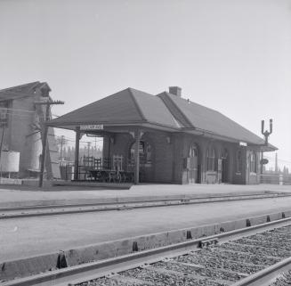 St. Clair Avenue Railway Station (C.N.R.), St. Clair Avenue W., north side west of Caledonia Road., Toronto, Ontario