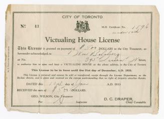 Victualing house license