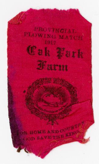 Provincial plowing match 1917 Oak Park Farm