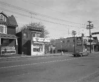 Broadview Avenue looking southeast to Pretoria Avenue, Toronto, Ontario