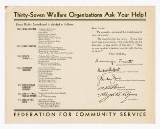 Thirty-seven welfare organizations ask your help!