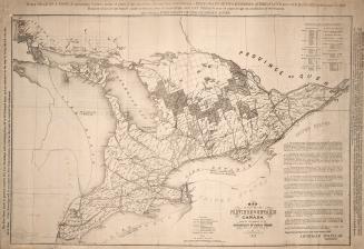Map of part of the Province of Ontario Canada