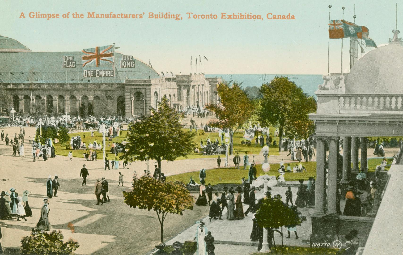 A Glimpse of the Manufacturers' Building, Toronto Exhibition, Canada