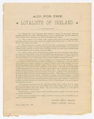 Aid for the Loyalists of Ireland