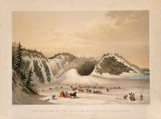 The Ice Cone at the Falls of Montmorency near Quebec