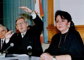 Listing changes: Rae describes his cabinet shuffle at press conference accompanied by Frances Lankin, his new minister of economic development