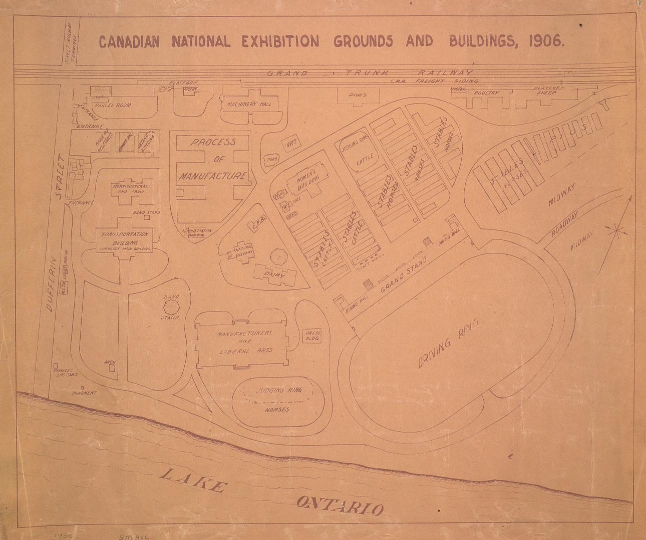 Canadian National Exhibition grounds and buildings, 1906