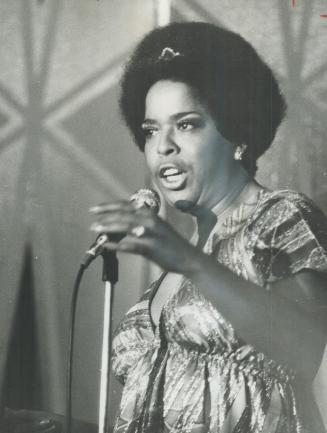 Singer Della Reese. A gifted performer, says reviewer Bruce Kirkland