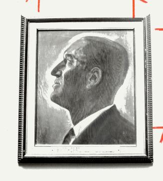 Viljo Revell: Close-up of portrait painted by Helen Sewell, mother of Toronto's mayor
