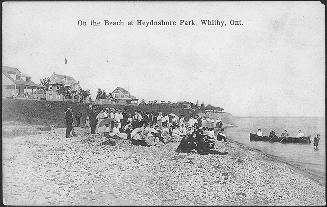 On the Beach at Heydnshore Park, Whitby, Ontario