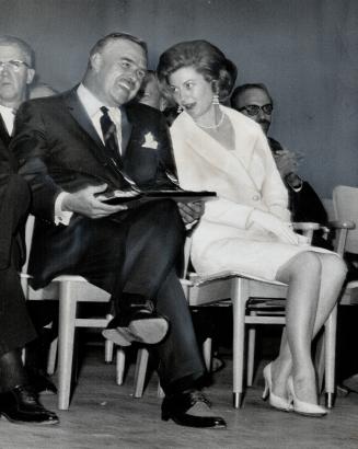 Premier John Robarts, shown here with Mrs