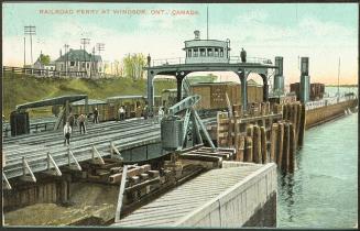 Railroad Ferry at Windsor, Ontario, Canada