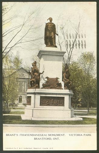 Brant's (Thayendanegea) Monument, Victoria Park, Brantford, Ontario