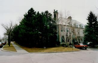 Looming demise: Toronto City Council has approved a request by cable TV mogul Ted Rogers to remove trees on municipal property beside his home on Frybook Rd