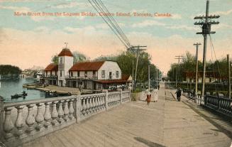 Main Street from Lagoon Bridge, Centre Island, Toronto, Canada