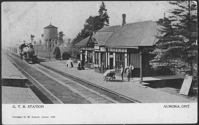 G.T.R. Station, Aurora, Ontario