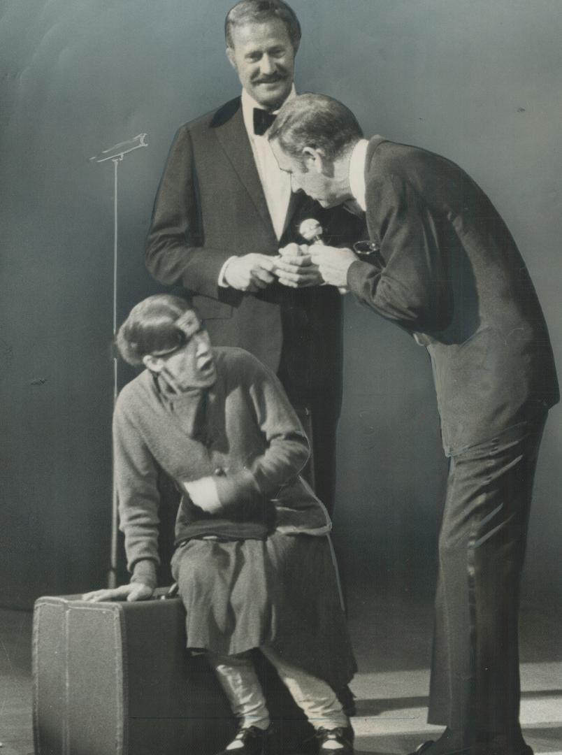 Rowan and Martin Dick with Ruth Buzzi