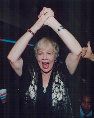June Rowlands: Toronto's new mayor, shown celebrating her election victory, wants city to be both safe and affordable