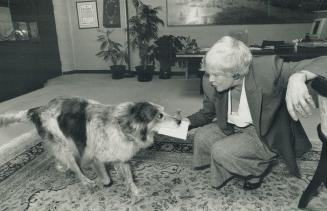 Mickey-Finn last appeared in public two weeks ago when he presented tickets to Outdoor Canada Show to Toronto Mayor June Rowlands. He died Saturday at 12 1/2