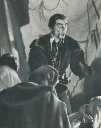 Jan Rubes as mephistopheles: He 'indicates the gay and taunting side only'
