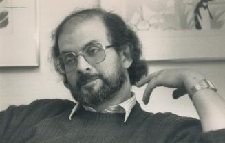 Salman Rushdie last year