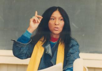 Buffy St Marie at Wandering sports school