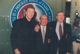 Bob Cole - Centre, Al Arbour - Right