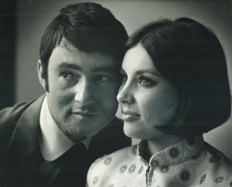 Mr. and Mrs. Vidal Sassoon. Skill with scissors brought him fame
