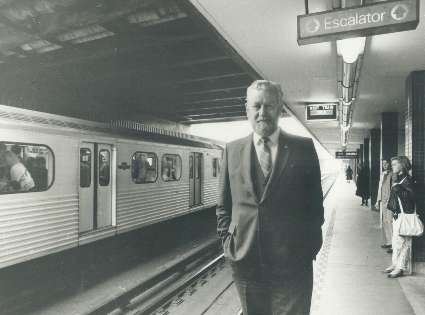 When he took over the TTC three years ago Alf Savage didn't know much about Toronto's transit system or its 1