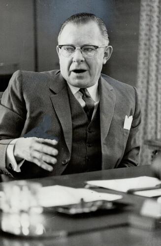 Karl E. Scott, president of the Ford Motor Company of Canada, in Halifax