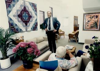 Poised for trouble: Dr. Robert Scott, formerly of the Morgentaller abortion clinic, surveys the waiting room of the new $400,000 abortion clinic he ha(...)