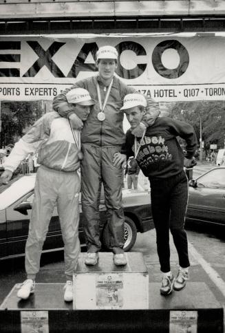 Great Scott: U.S. Olympian Steve Scott dominated the Texaco Mile field both on the course and on the medal podium yesterday. Fellow American Jeff Atki(...)