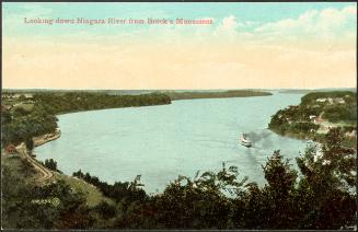 Looking down Niagara River from Brock's Monument