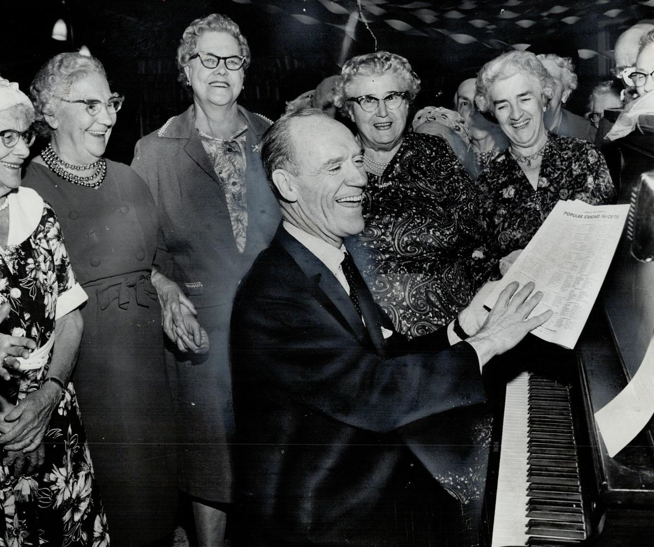 Sharps, but no flats, at singalong