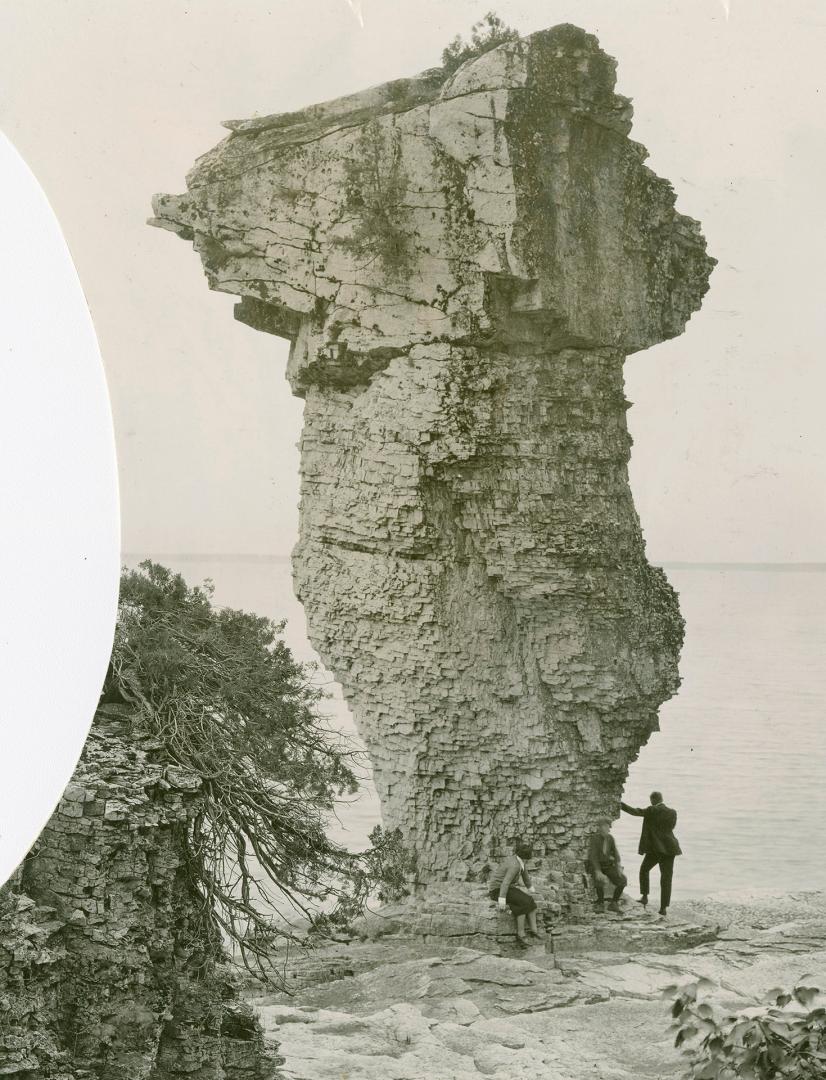 Flowerpot on Flowerpot Island, Georgina Bay, Ontario, Canada's latest national park