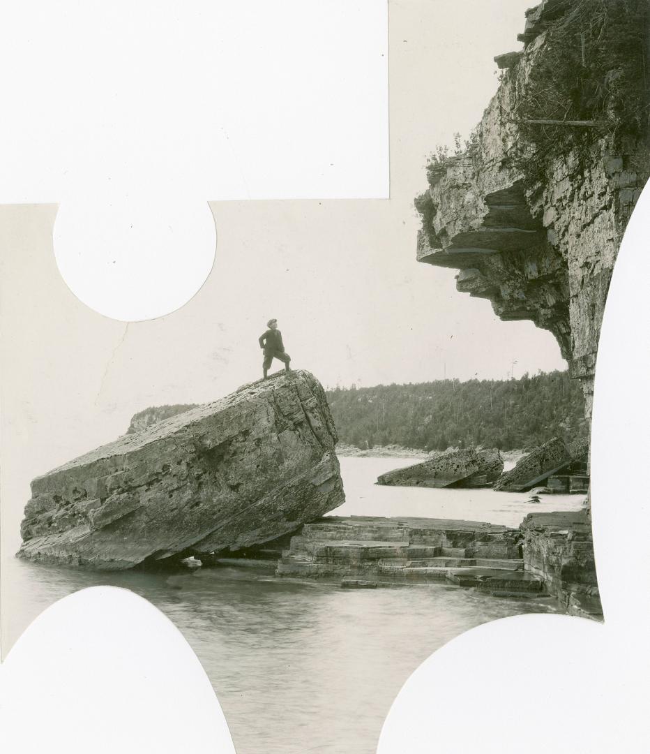 Typically rugged scenery at Flowerpot on Flowerpot Island, Georgian Bay, Ontario, Canada's latest national park